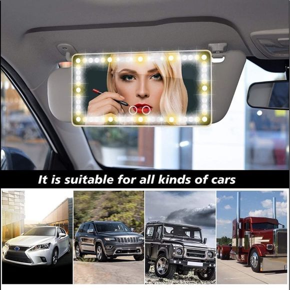 𝅺car Sun Visor Vanity Mirror - Picture 4 of 7